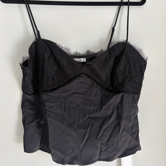 Abercrombie & Fitch Tops - Abercrombie & Fitch Black Lace Cami- NWT!